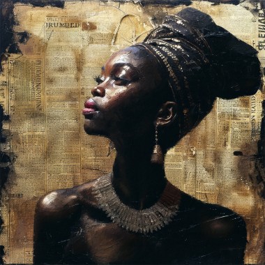 African woman art